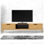 Szafka RTV-44 Drewno Lite Dąb Loft Lakier Rozmiary od 100 cm do 200 cm PREMIUM